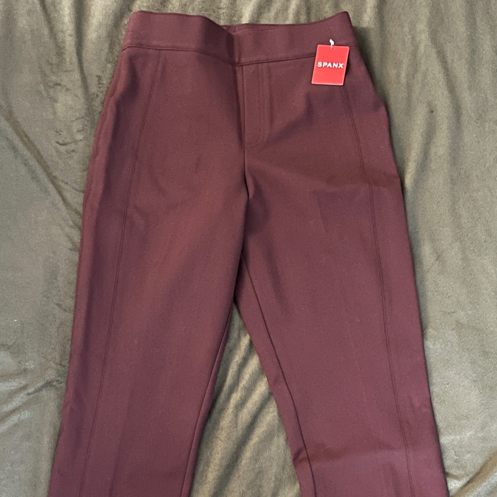 New Spanx Slim Straight Perfect Pants in Chianti